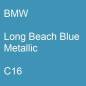 Preview: BMW, Long Beach Blue Metallic, C16.